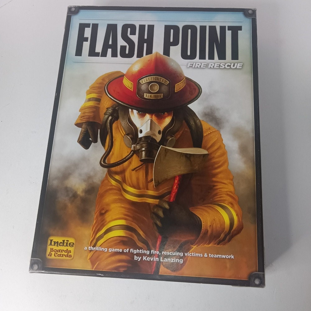 Flash Point Fire Rescue Board Game Indie Boards & Cards Complete Firefighter - Picture 1 of 16